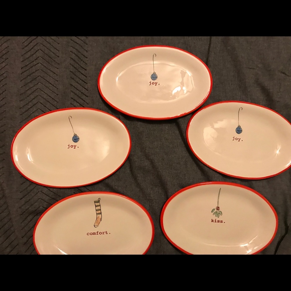 Rae Dunn 5 plates